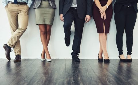 Business,People,,Group,And,Row,Of,Legs,In,Waiting,Room